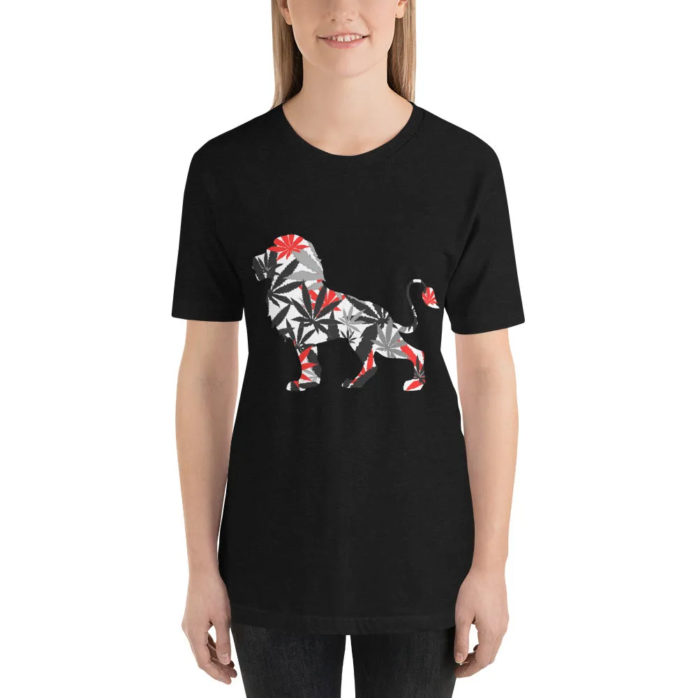 Red Leaf Lion E4SO Short-Sleeve Unisex T-Shirt