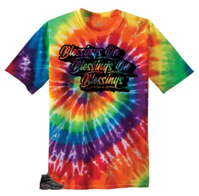 Retro 8 Air Raid Shirt - Blessings - Tye Dye