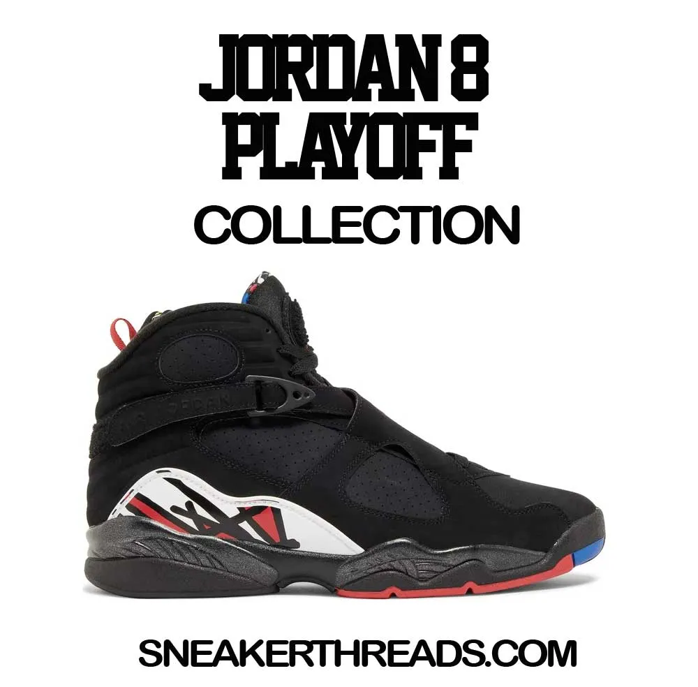 Retro 8 Playoffs Shirt - Original Grails - Black