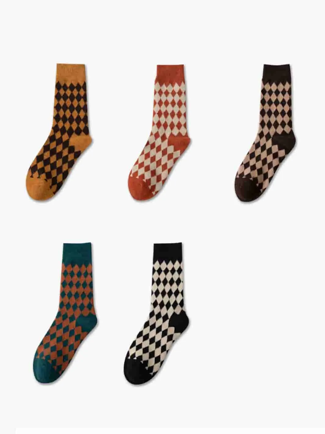 Retro cotton socks