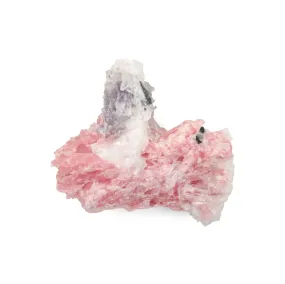 Rhodochrosite with Fluorite and Quartz