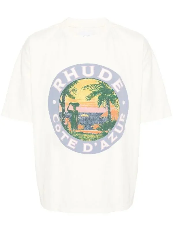 Rhude Lago cotton T-shirt