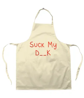 Rick & Morty  inspired, Suck my d_ _k Apron.