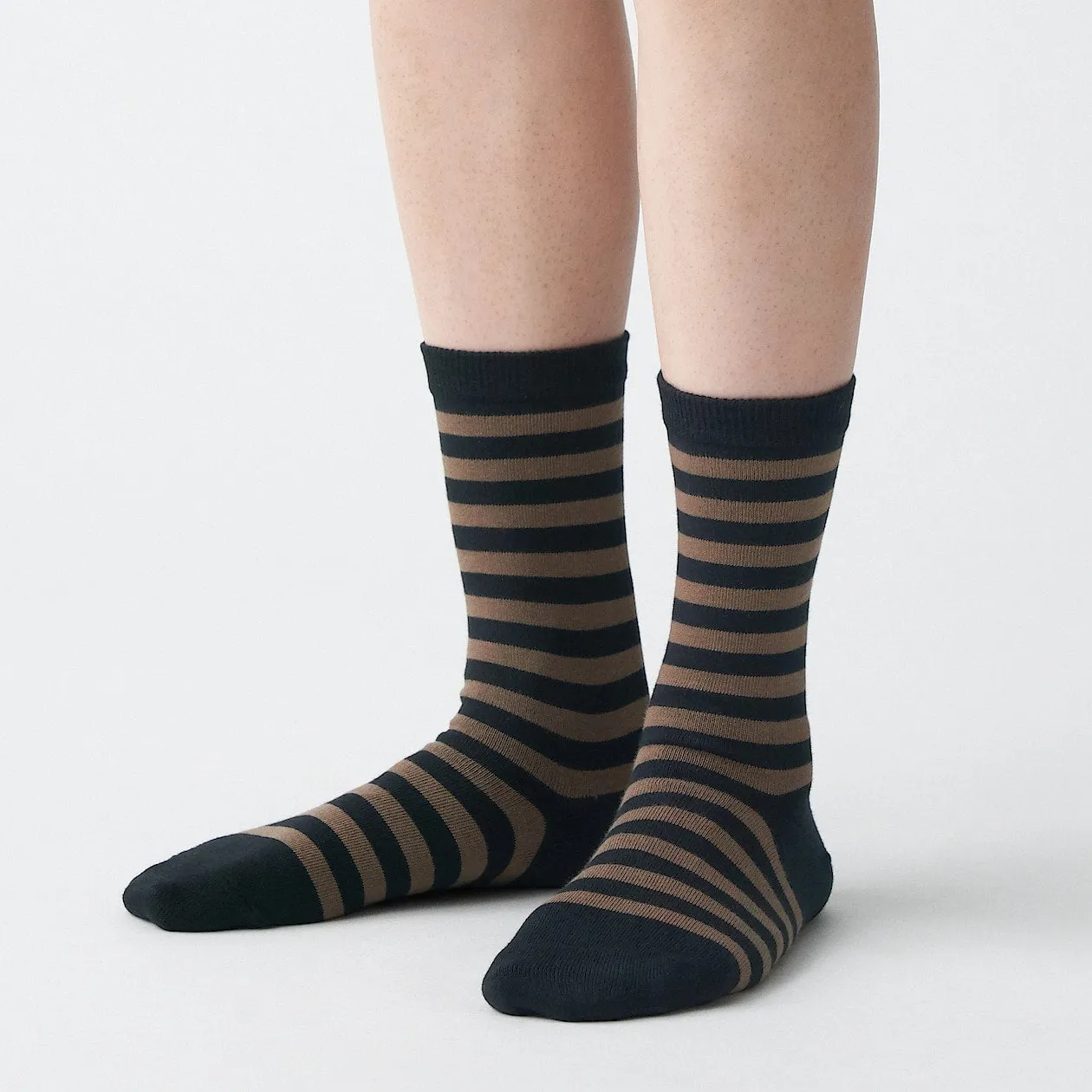 Right Angle 3 Layer Loose Top Socks