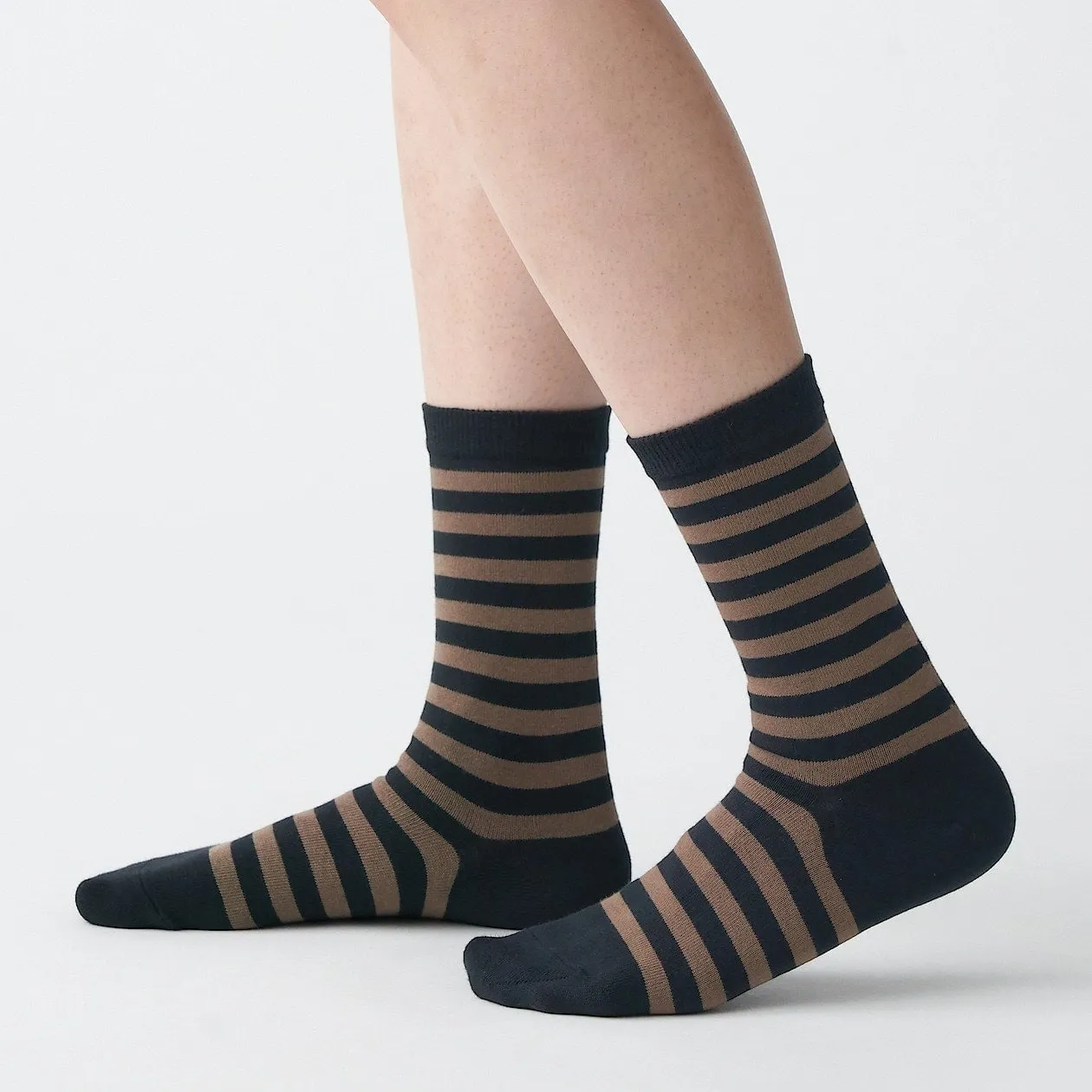 Right Angle 3 Layer Loose Top Socks