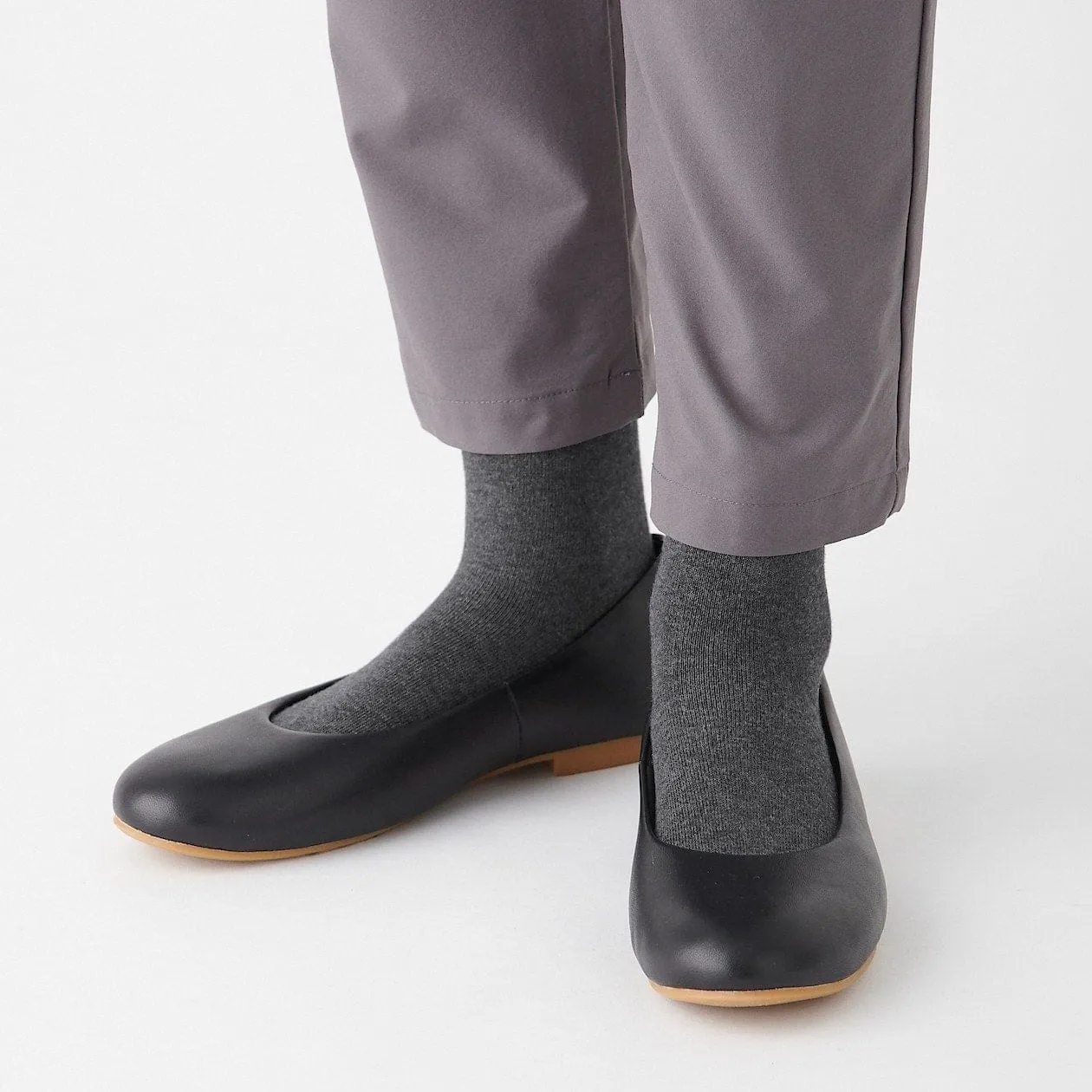 Right Angle 3 Layer Loose Top Socks