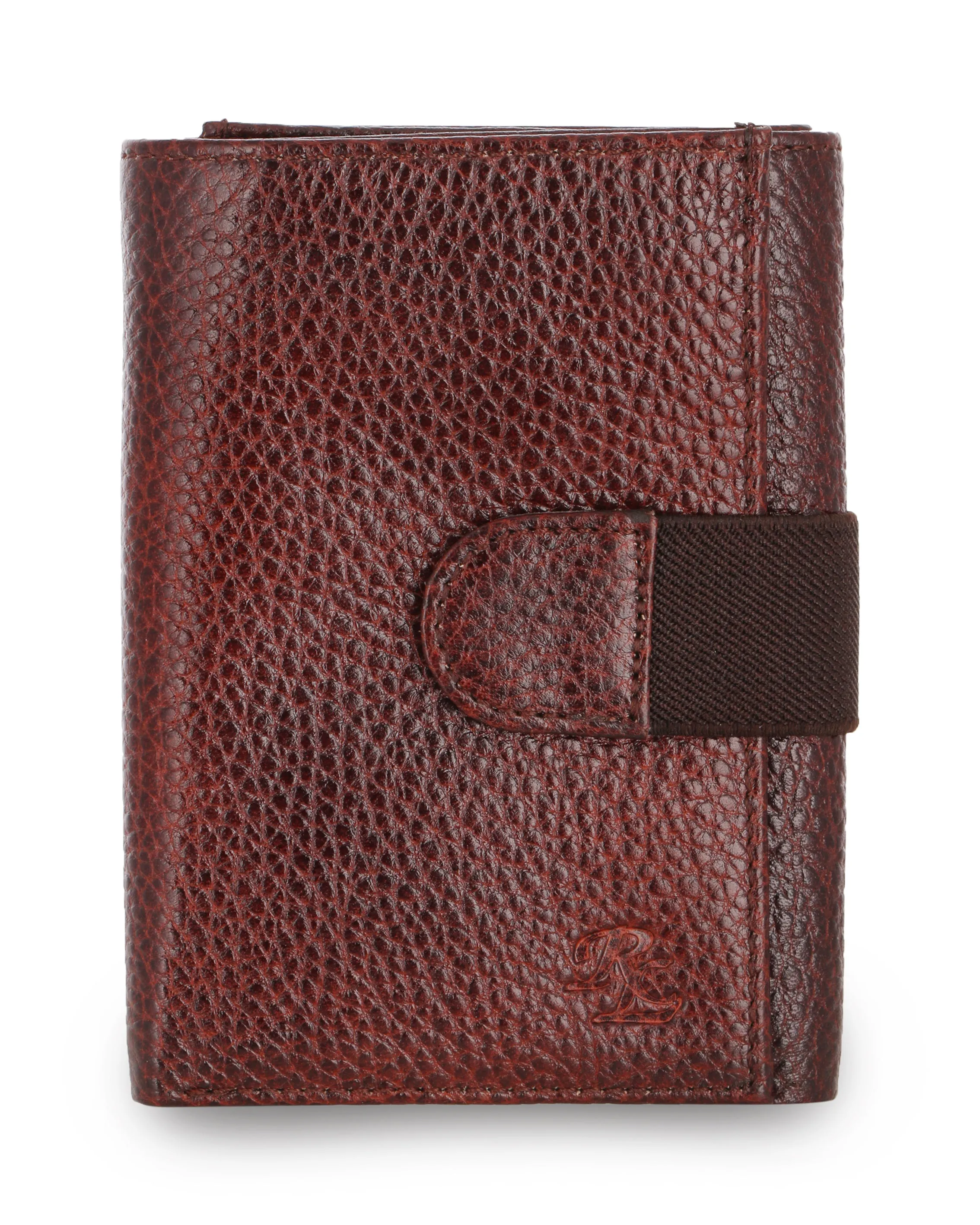 RL Tri Fold Loop Mens Leather Wallet