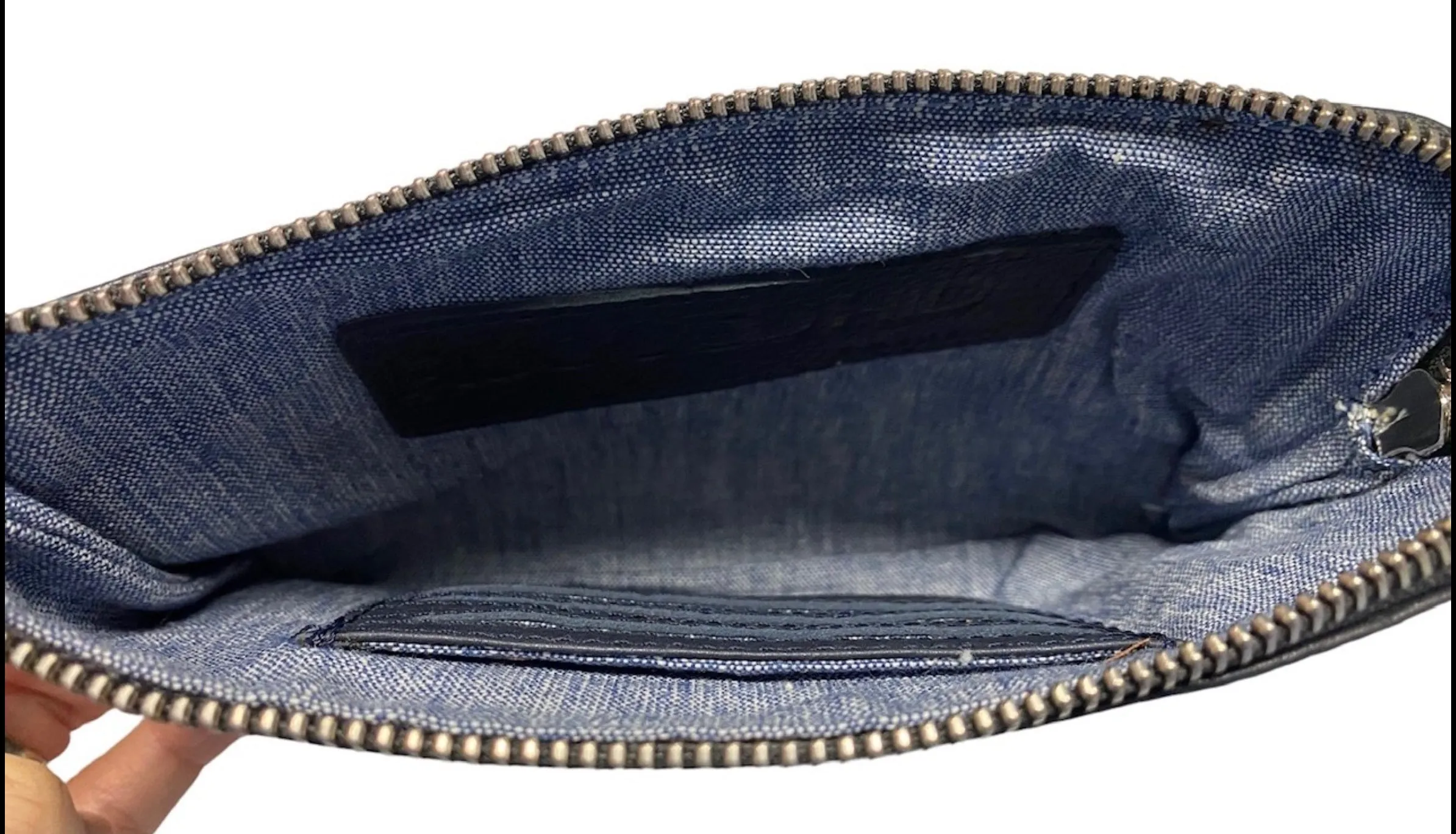 Rugged Hide Noya Ladies Leather Purse - Navy