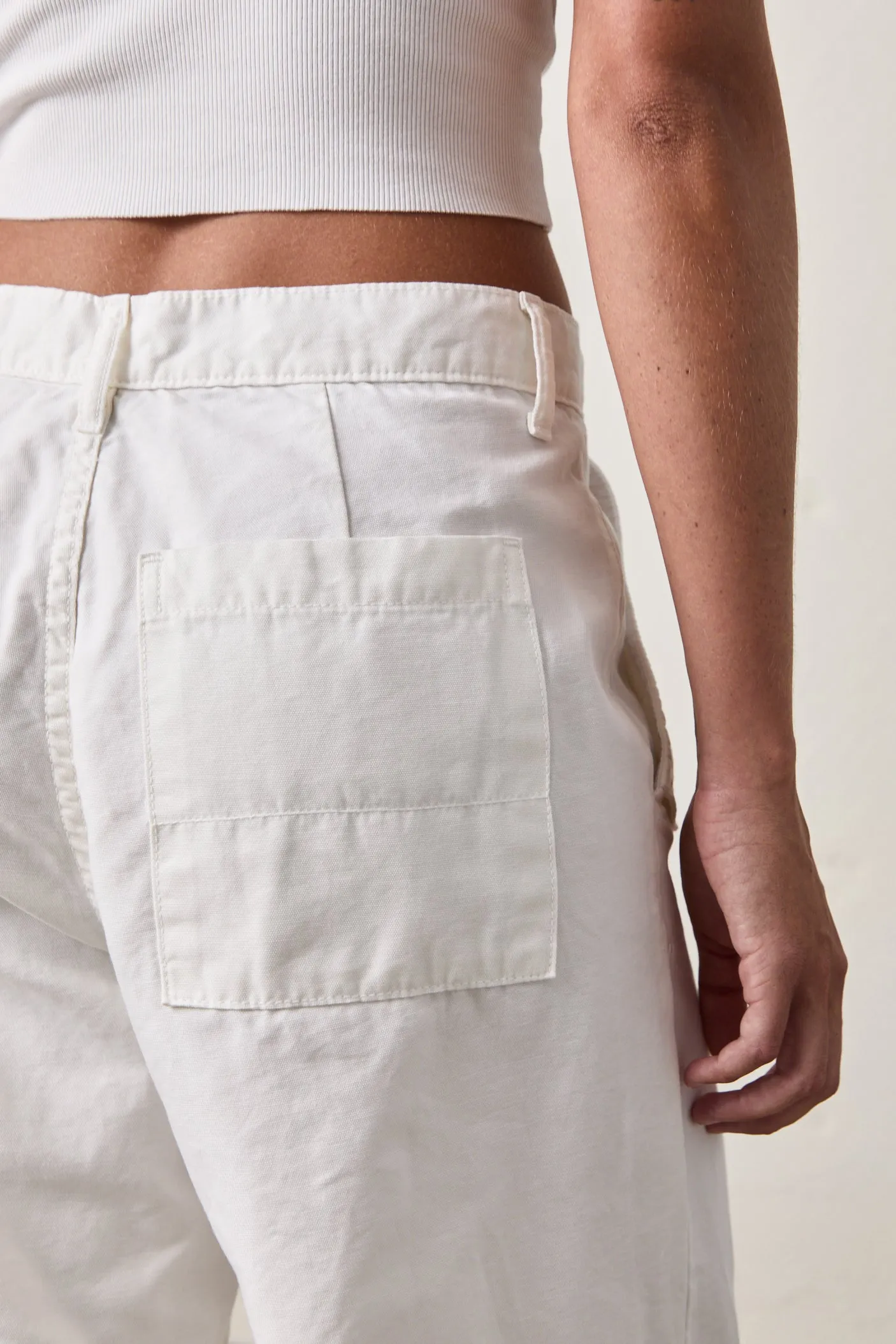 RYAN TROUSER / SOFT WHITE