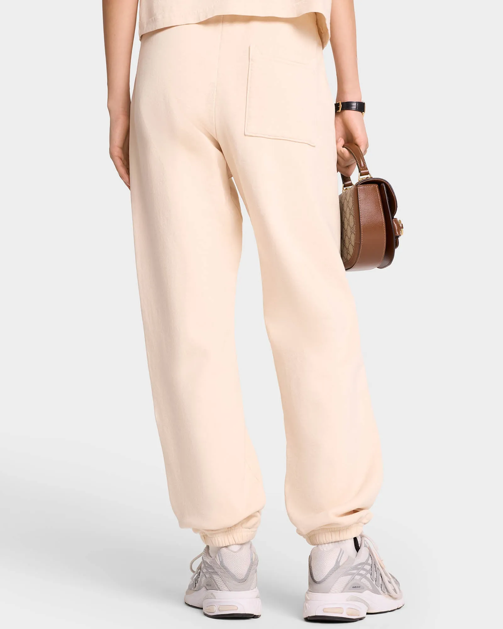 S&R Sweatpant - Cream/Sky Blue