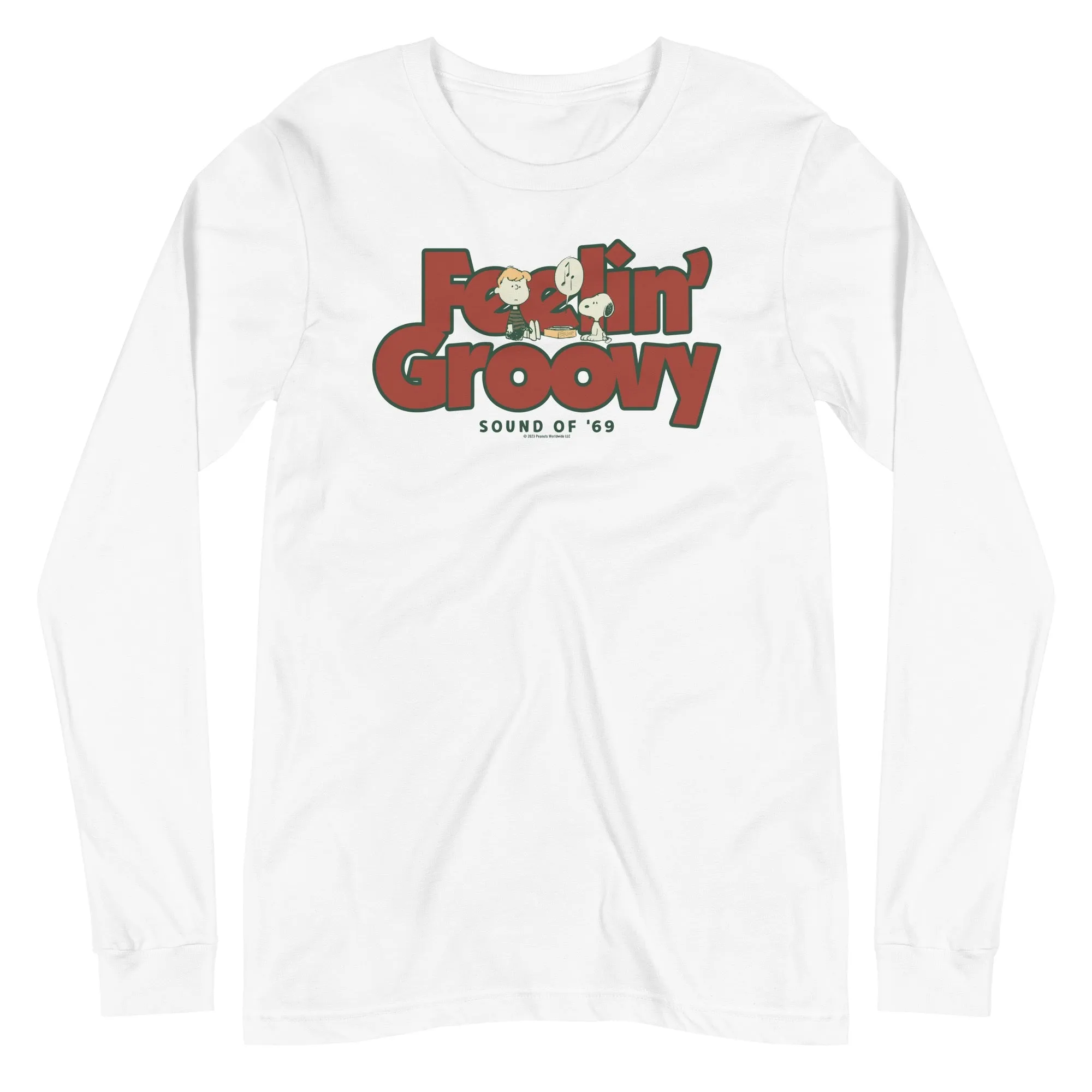 Schroeder Feelin Groovy Adult Long Sleeve T-Shirt