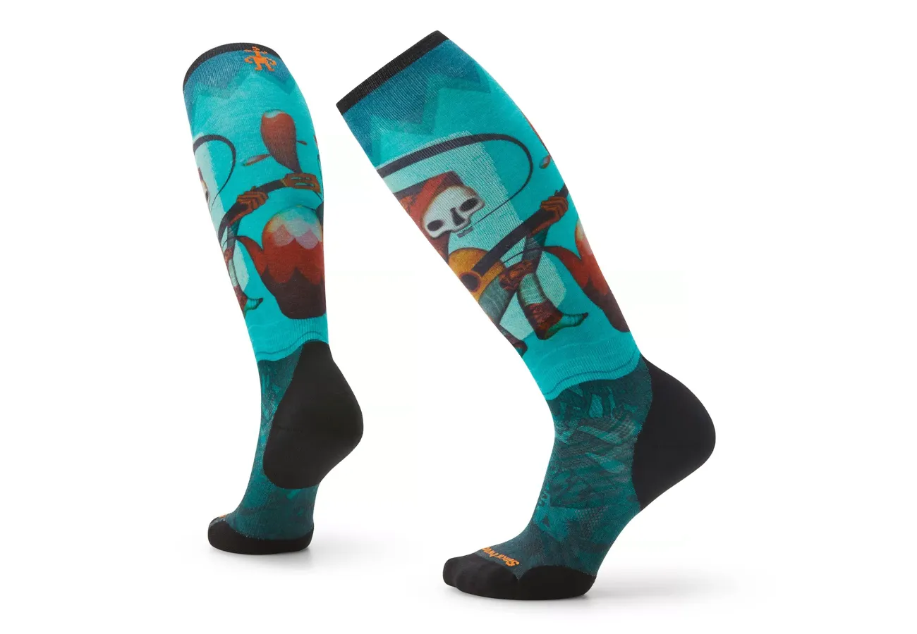 Ski Target Cush Print Sock Women's