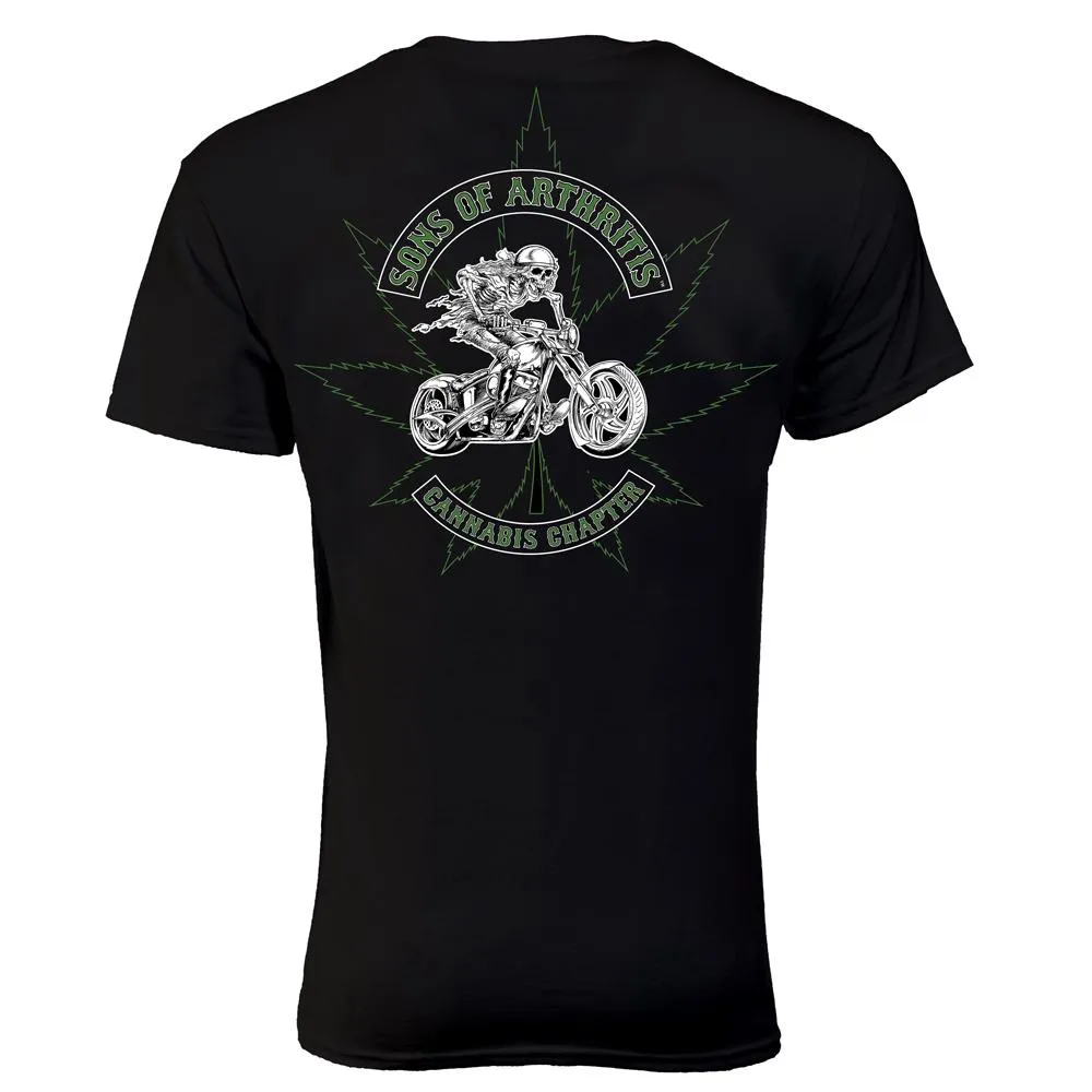 Sons of Arthritis Cannabis Chapter Tee (Black)