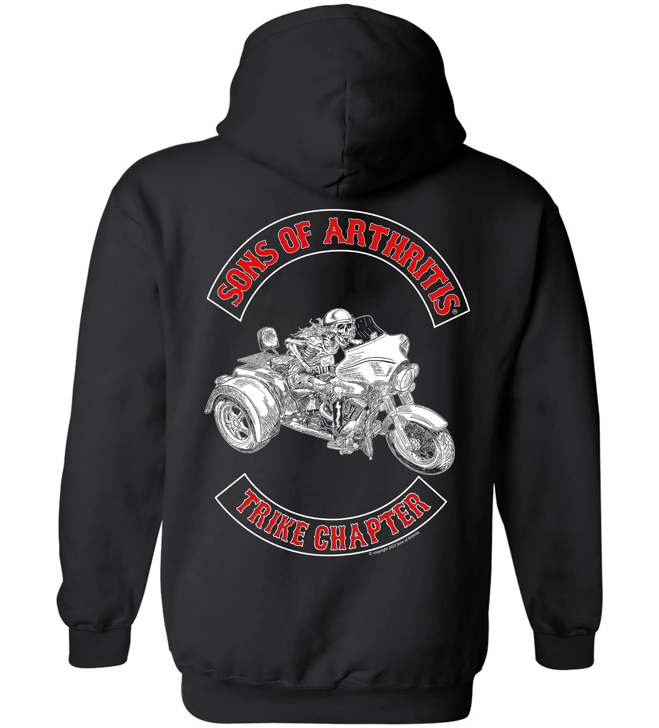 Sons of Arthritis Trike Chapter (Fred's Trike) - PULLOVER HOODIE