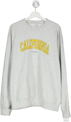 Sporty & Rich Grey California Sweatshirt UK L