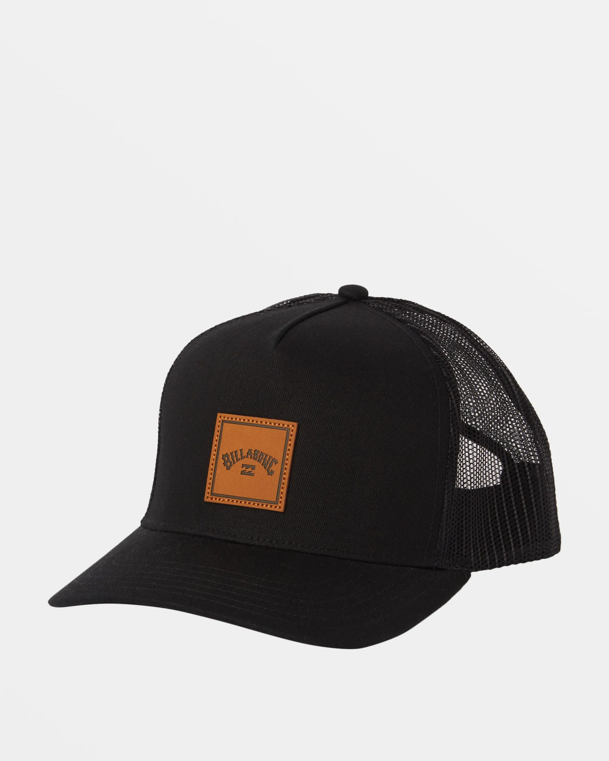 Stacked Trucker Hat - Black