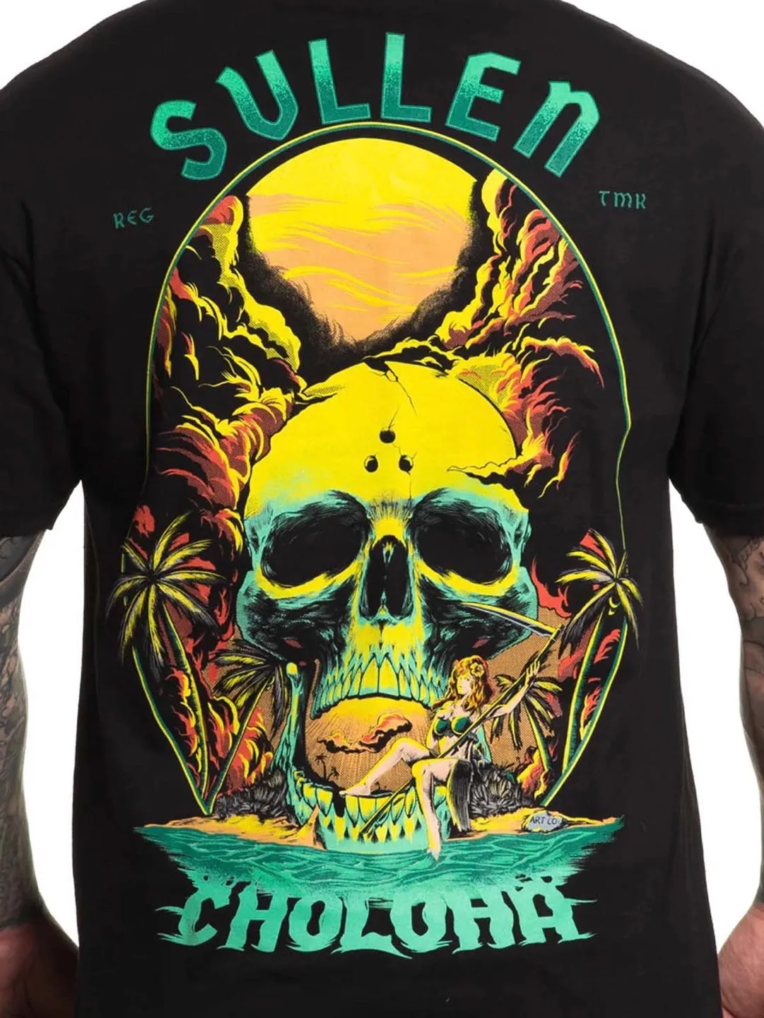 SULLEN Castaway Island Men Graphic T-Shirt