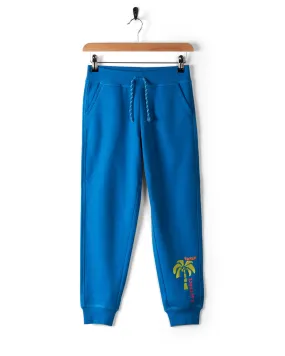 Summer Block - Kids Recycled Joggers - Blue