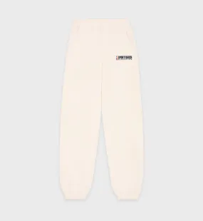 Team Logo Sweatpants - Cream/Navy