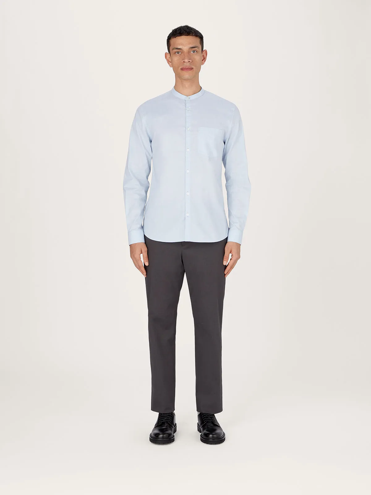 The All Day Shirt || Light-Blue | Pinpoint Cotton