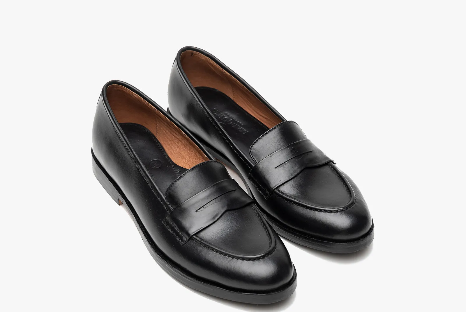 The Bonnie Penny Loafers - Black Noir