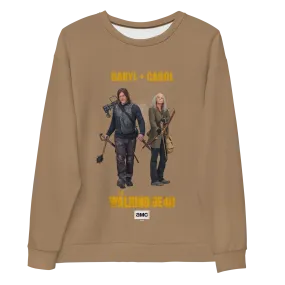 The Walking Dead Daryl   Carol Unisex Crew Neck Sweatshirt