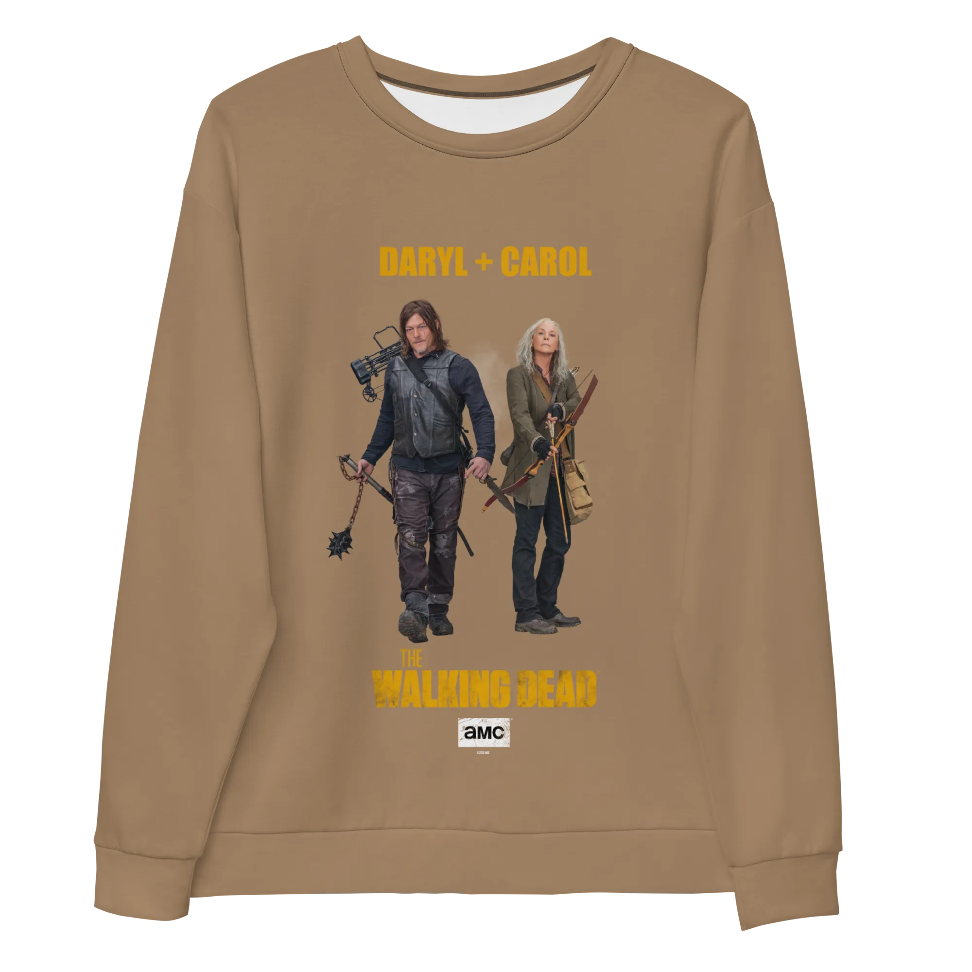 The Walking Dead Daryl   Carol Unisex Crew Neck Sweatshirt