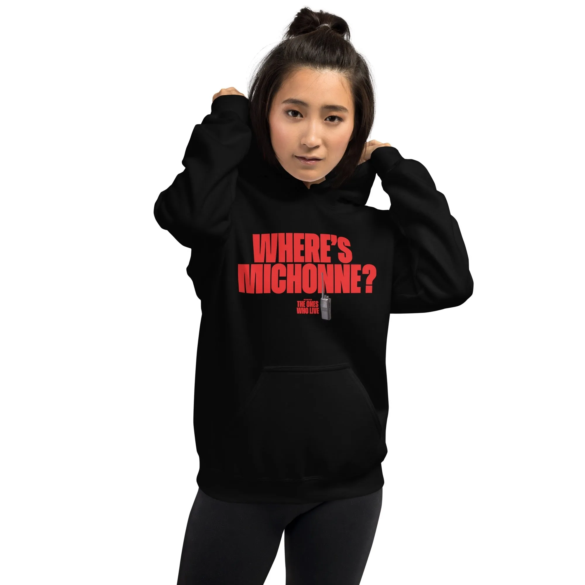 The Walking Dead: The Ones Who Live Where's Michonne? Walkie Adult Hoodie