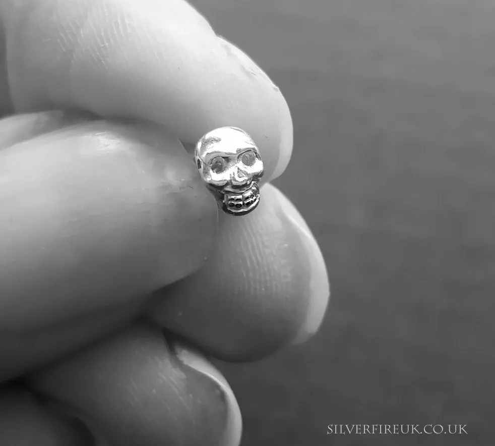 Tiny Skull Studs, Skull Earrings