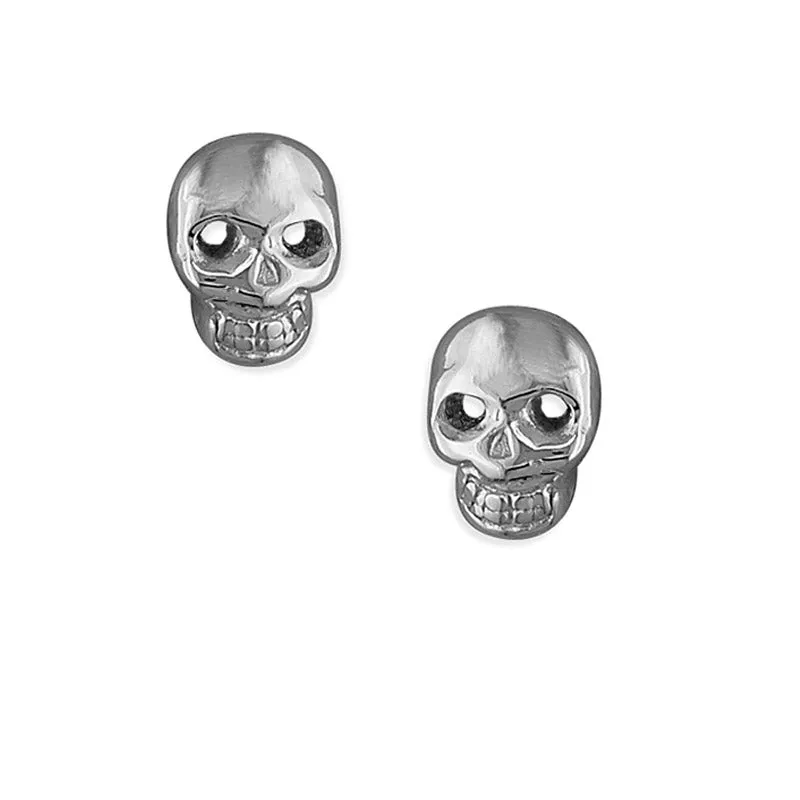 Tiny Skull Studs, Skull Earrings