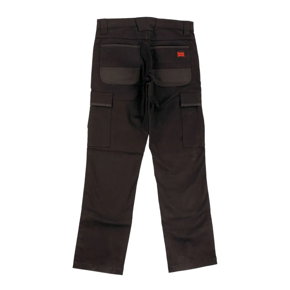 Tough Duck Women’s 360° Stretch Waist Cargo Pant - Black