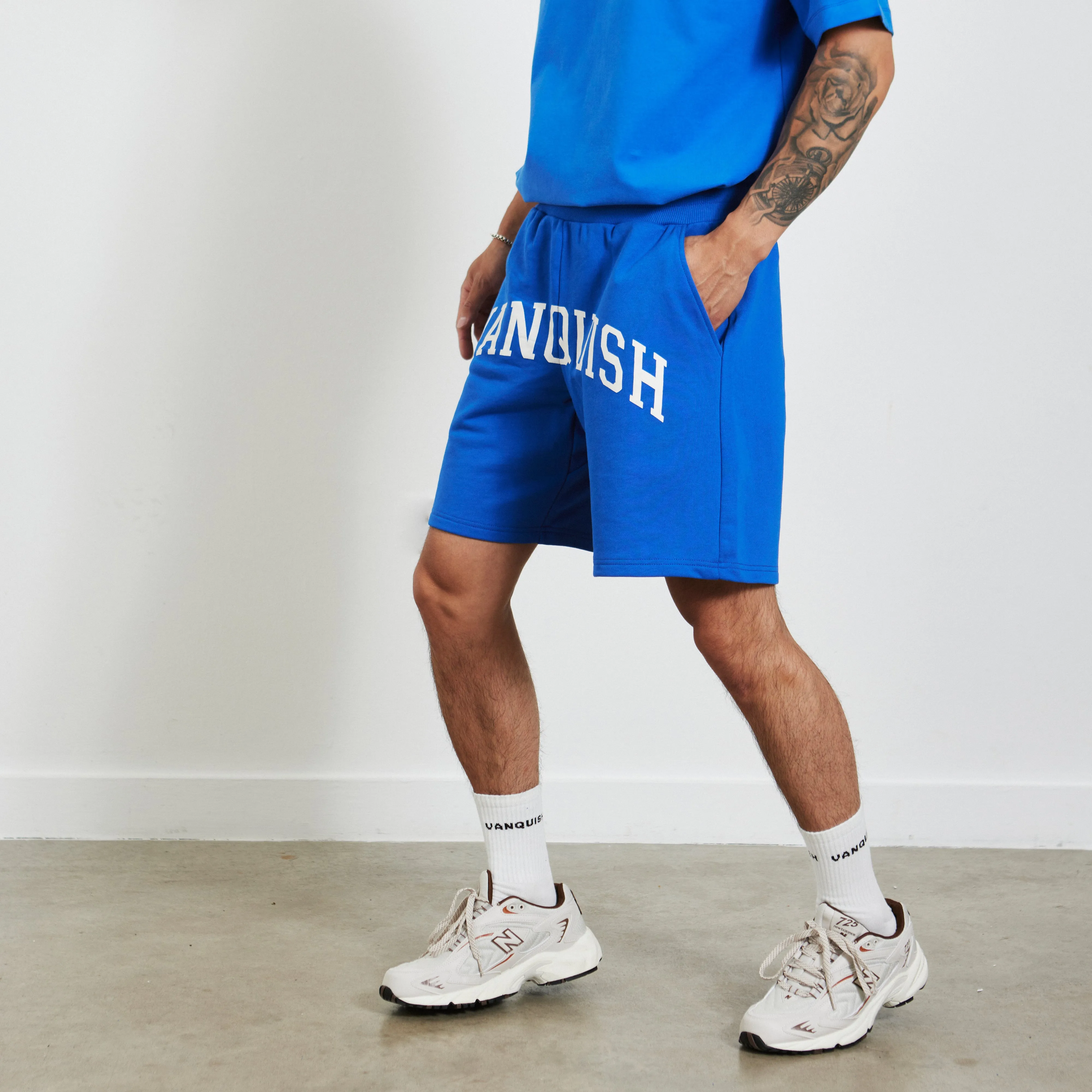 Vanquish Better Than Yesterday Cobalt Blue Relaxed Fit Shorts