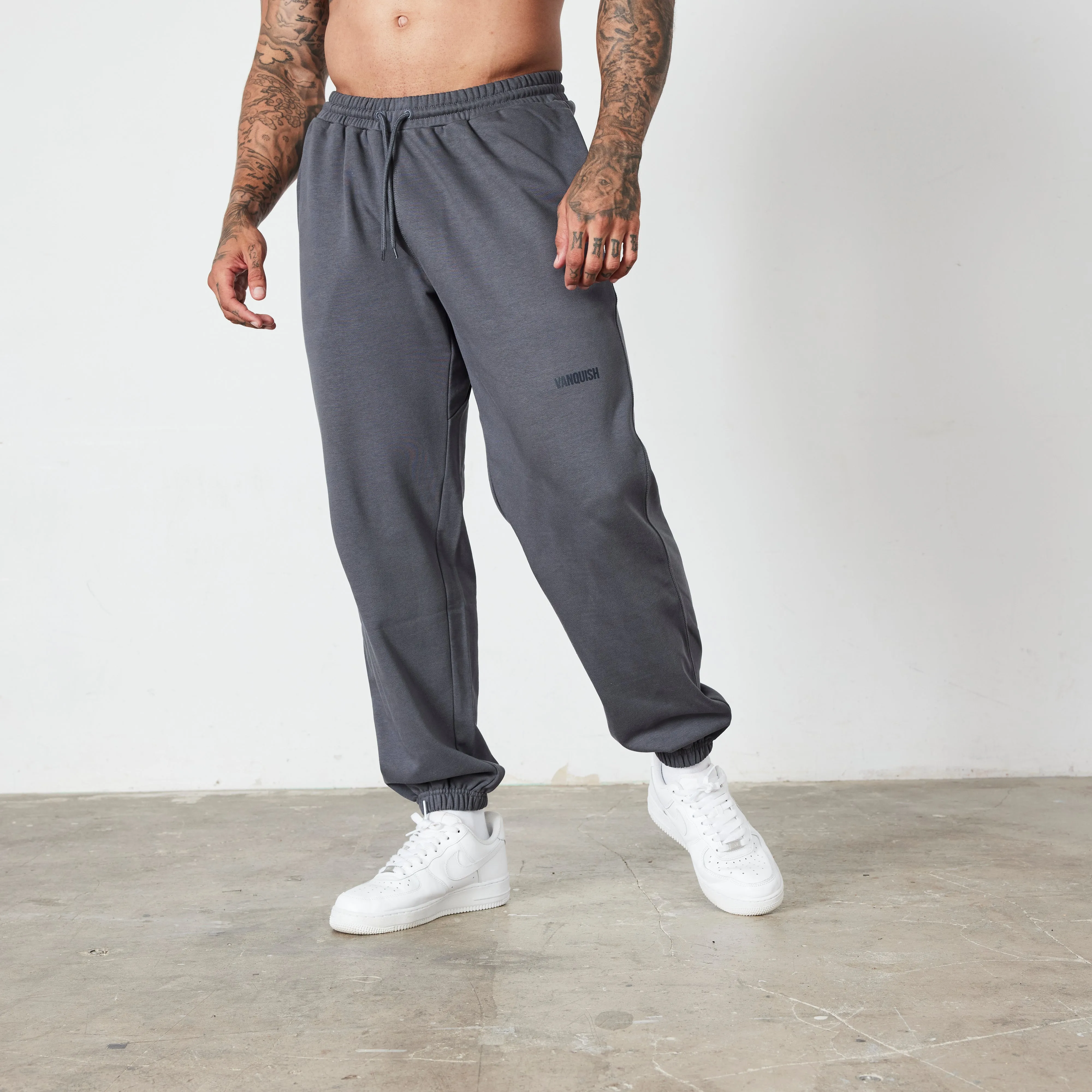 Vanquish Essential Denim Blue Oversized Sweatpants