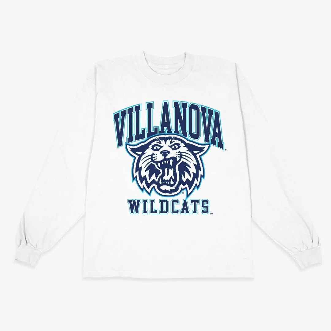 Villanova Wildcats Big Logo L/S Tee