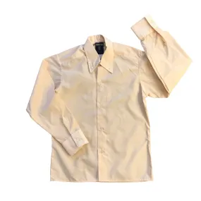 Vintage 1970's Peach Button Down  Shirt  / 8-10Y