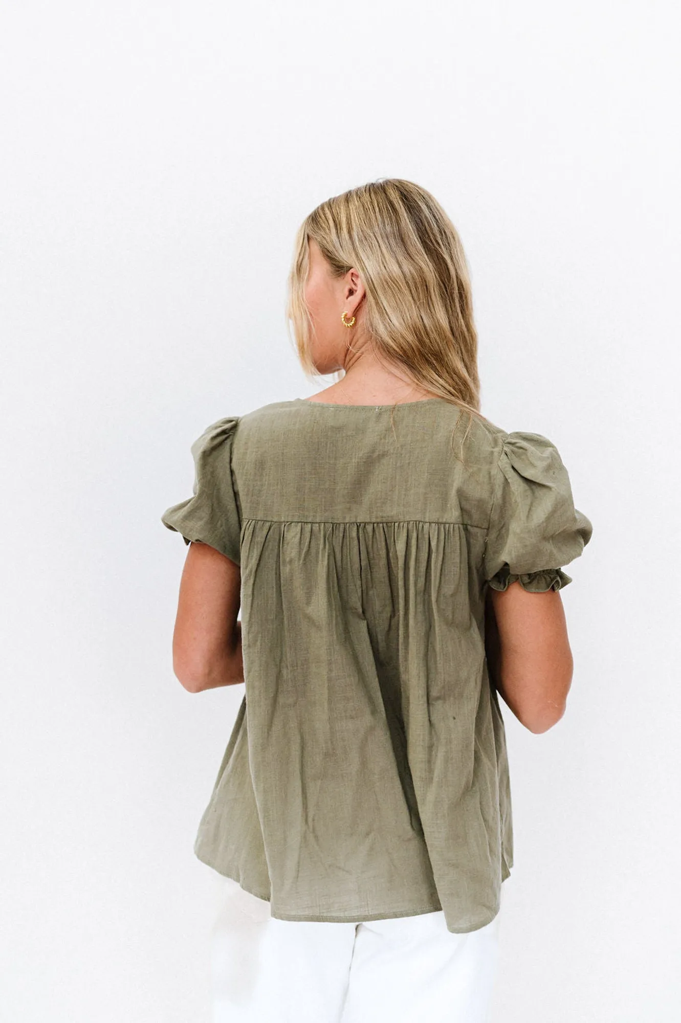 Winny Top in Olive