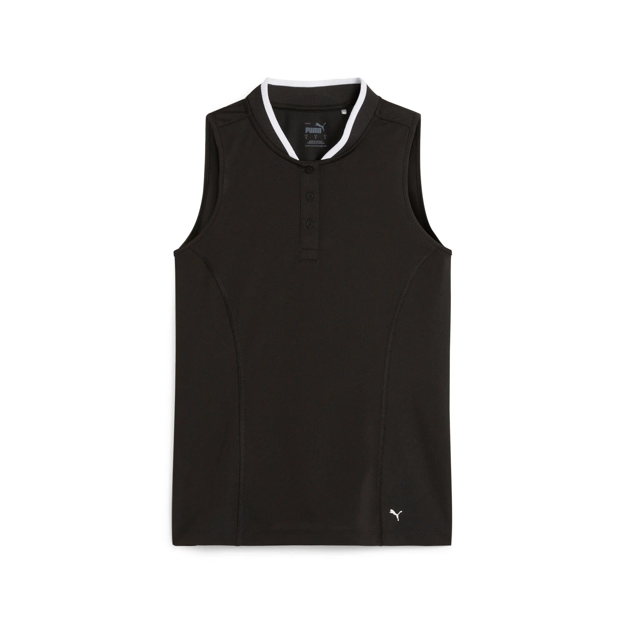 Women's Range Pique Sleeveless Golf Polo