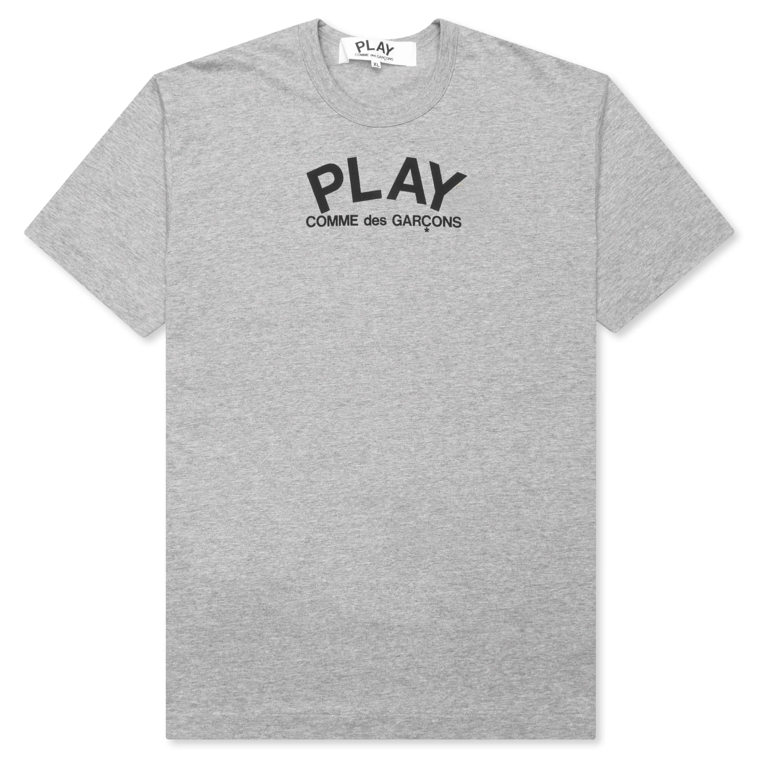 Women's Small Text T-Shirt - Grey