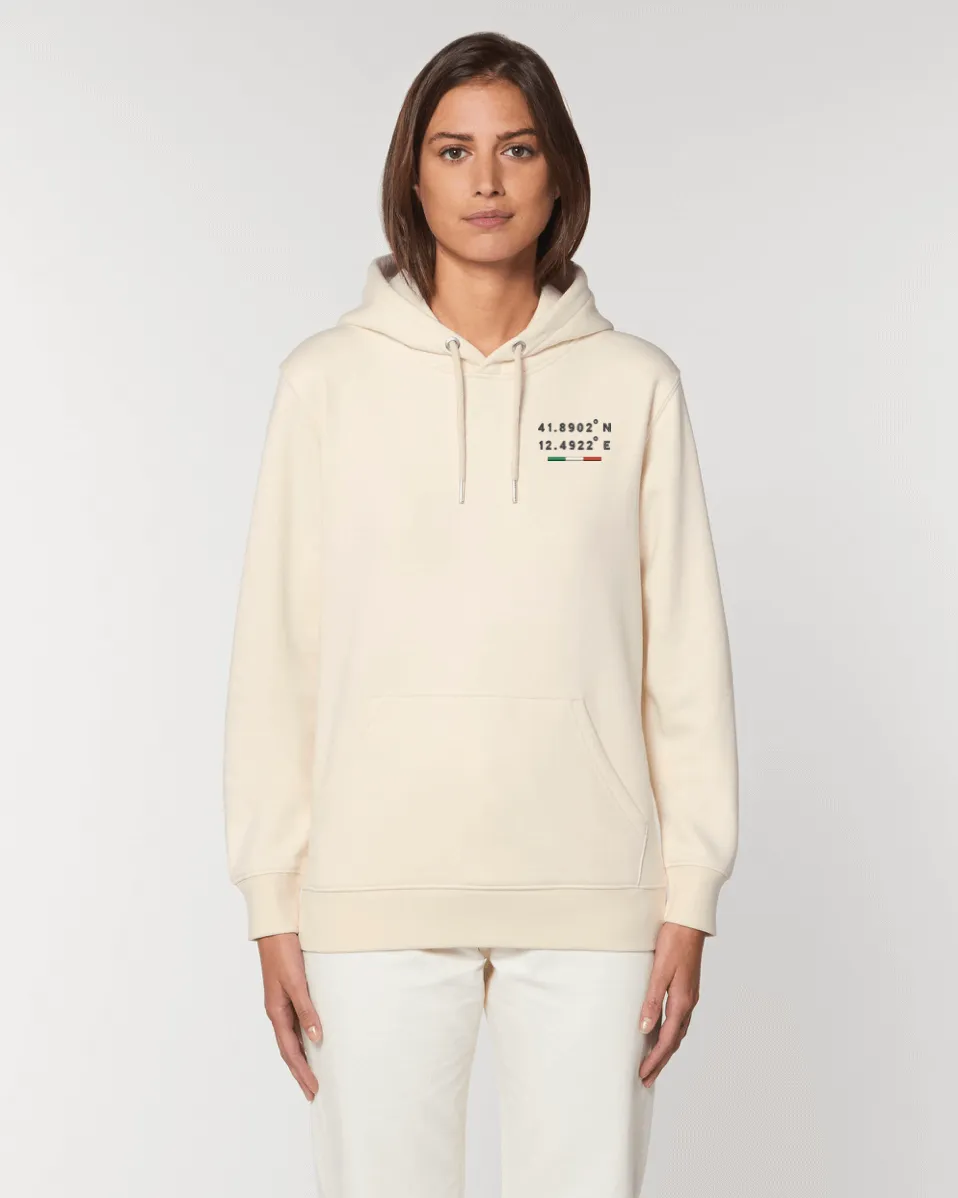 Your Custom Coordinates Hoodie | Unisex Regular Fit | 100% Organic Cotton.