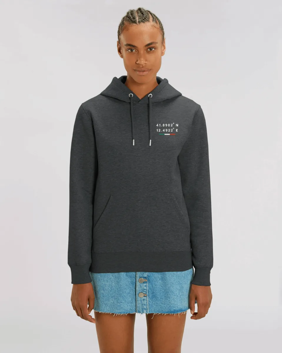 Your Custom Coordinates Hoodie | Unisex Regular Fit | 100% Organic Cotton.