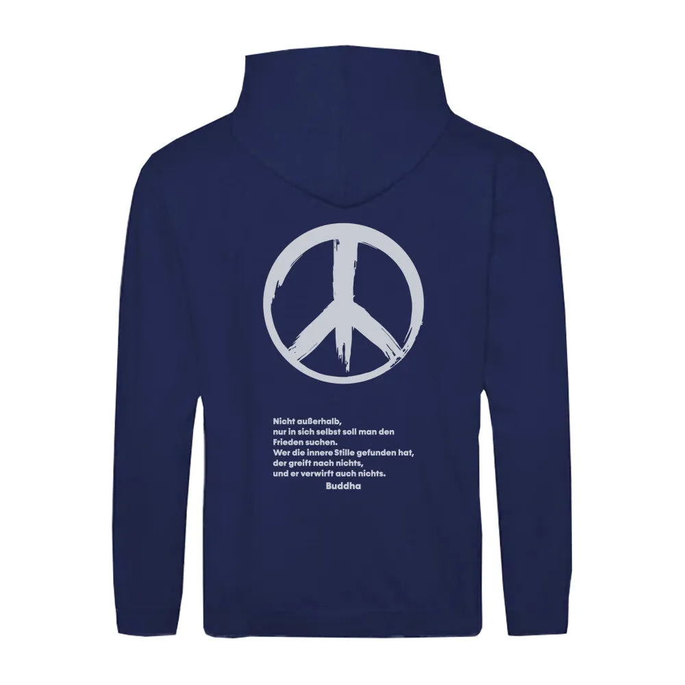 Zipper Hoodie Peace Unisex