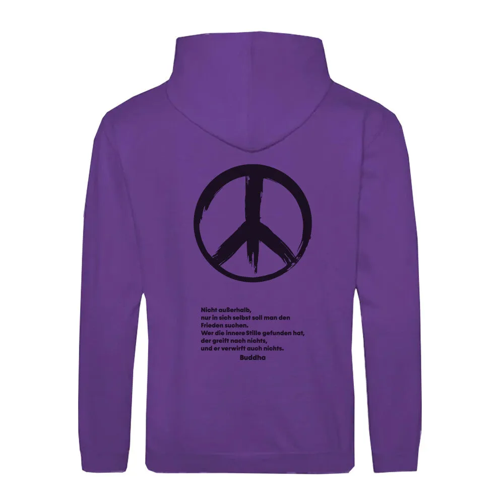 Zipper Hoodie Peace Unisex