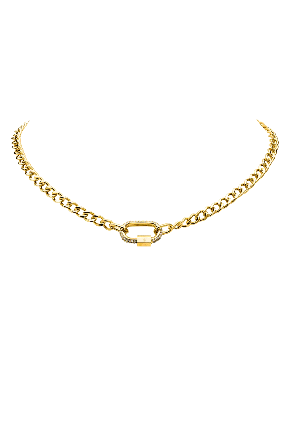 Éclat Cuban Necklace 14K Gold Plated